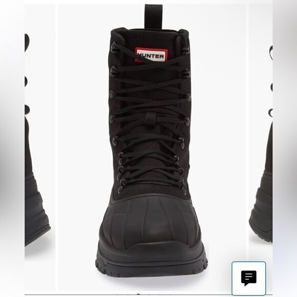 HUNTER women’s boots lace up combat explorer desert winter snow NEW 10 11 - Picture 3 of 12